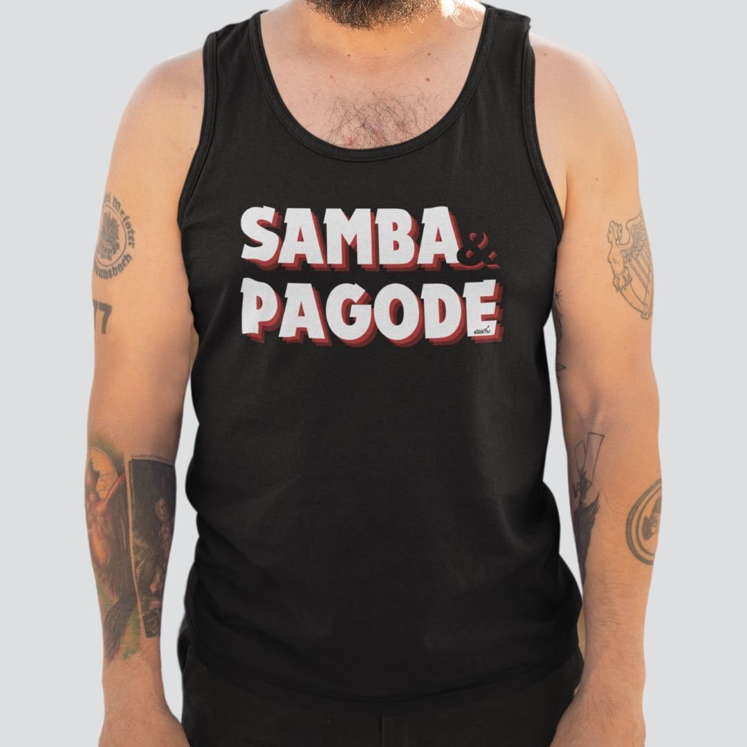 Nome do produto: Camiseta Regata Quality Masculina - Samba e Pagode
