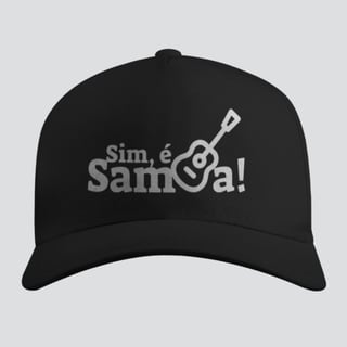 Boné Americano com Tela - Sim é Samba