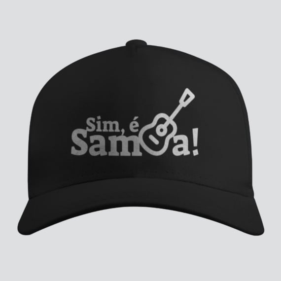 Boné Americano com Tela - Sim é Samba