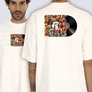 Nome do produto Camiseta Masculina Oversized - Raiz do Samba