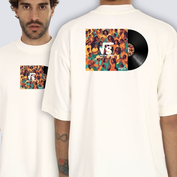 Camiseta Masculina Oversized - Raiz do Samba