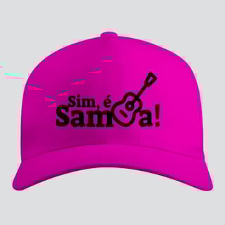 Nome do produto Boné Americano com Tela - Sim é Samba