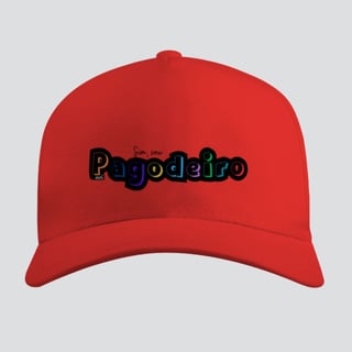 Nome do produto Boné Americano com Tela - Sim Sou Pagodeiro