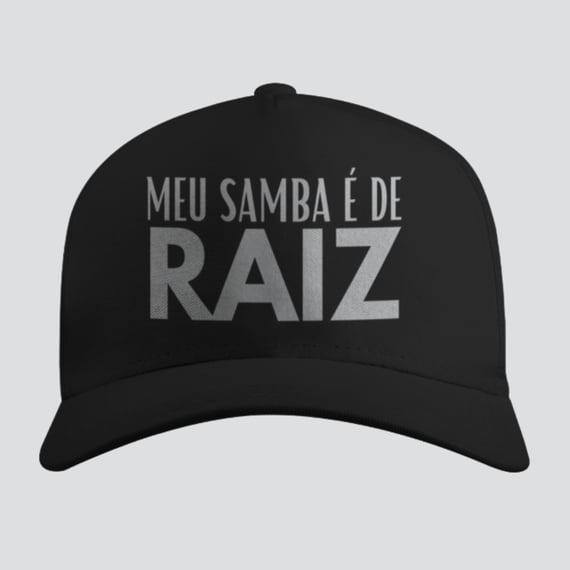 Boné Americano com Tela - Meu Samba é de Raiz
