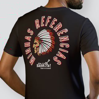 Nome do produto Camiseta Clássica Masculina - Minhas Referências