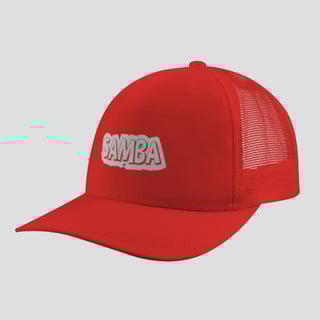 Nome do produto Boné Americano com Tela - Estampado Samba