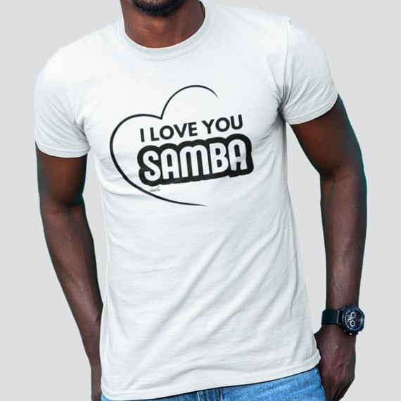 Camiseta Quality Masculina - I Love You Samba