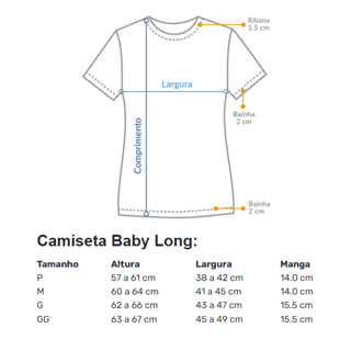 Nome do produto Camiseta Baby Long Clássica Feminina - O Samba é Mais que Moda