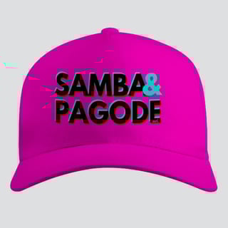 Nome do produto Boné Americano com Tela - Samba e Pagode