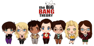 Nome do produto Caneca The Big Bang Theory - Elenco anime