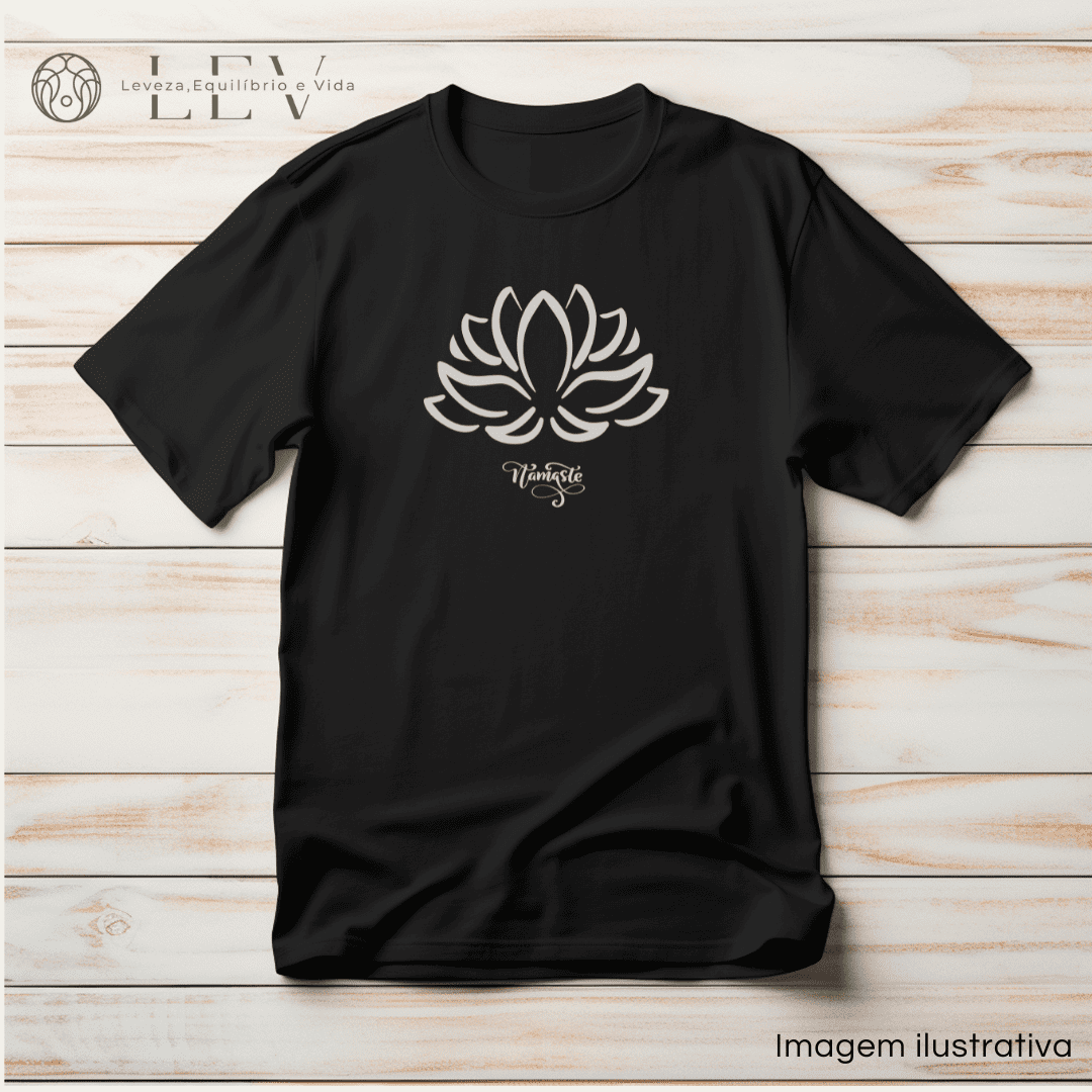 Nome do produto: Camiseta Namastê 