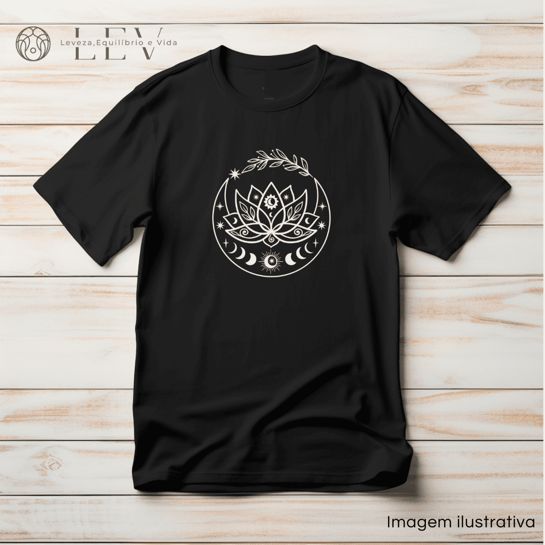Nome do produto: Camiseta Flor de Lotus 3