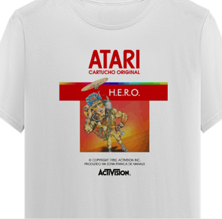 Nome do produto Camiseta Atari HERO H.E.R.O. 2600