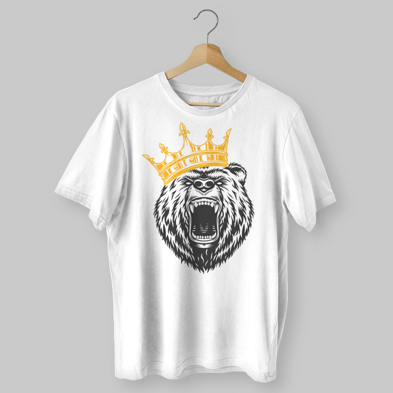 T-Shirt Classic Camiseta Bear King em King Field | Ouse ser você!