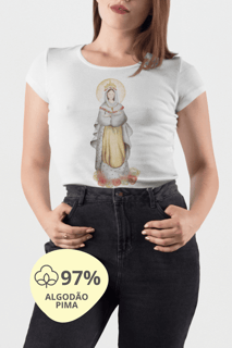 Camiseta Feminina Pima - Mãezinha de La Sallete #02