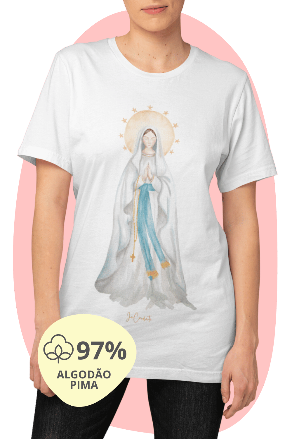 Camiseta Pima - Mãezinha de Lourdes #01