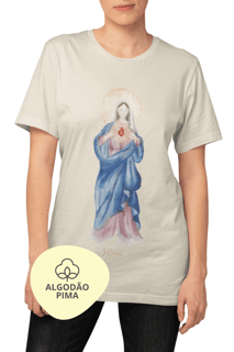 Nome do produto Camiseta Pima - Mãezinha do Sagrado Coração #01