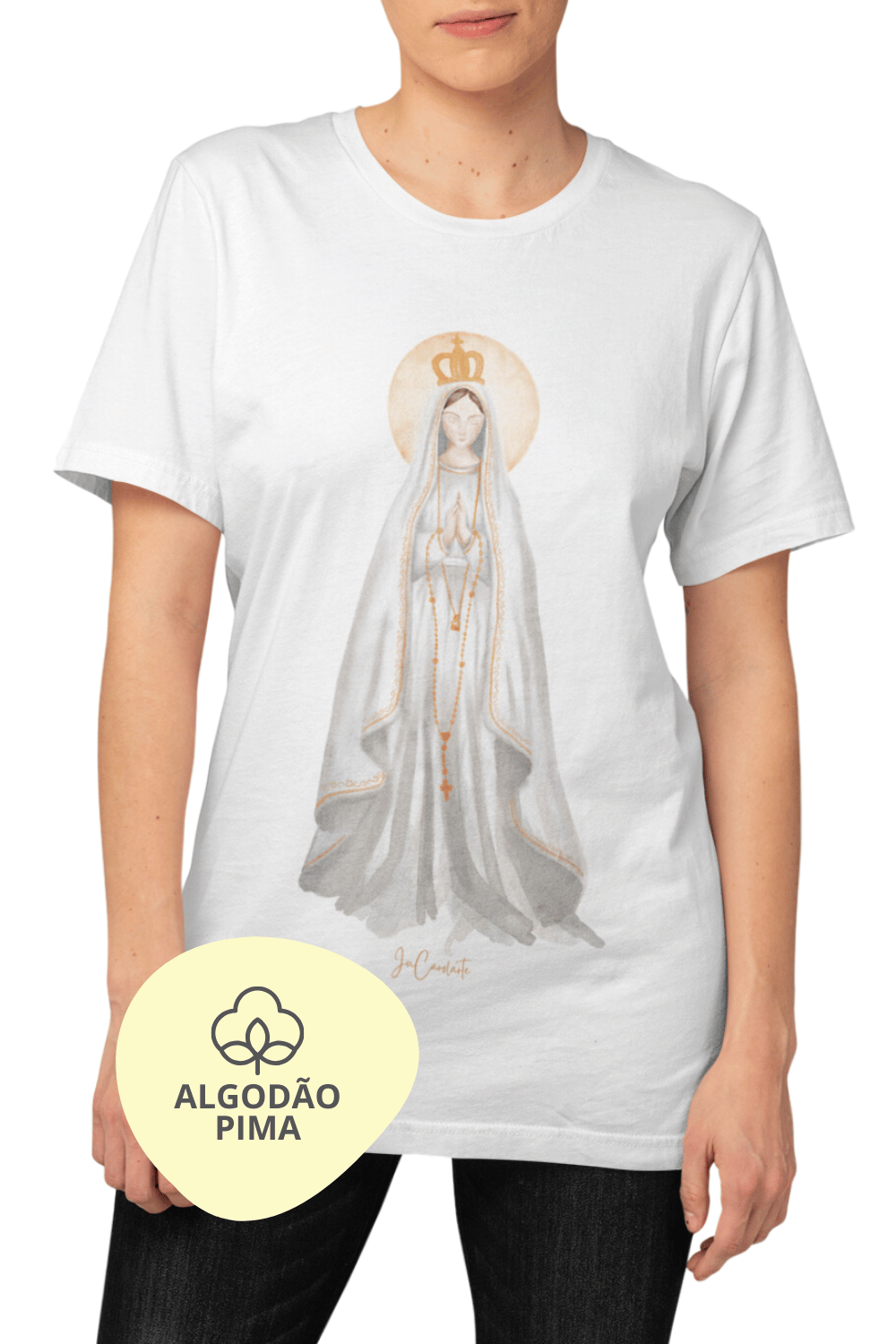 Camiseta Pima - Mãezinha de Fátima #01