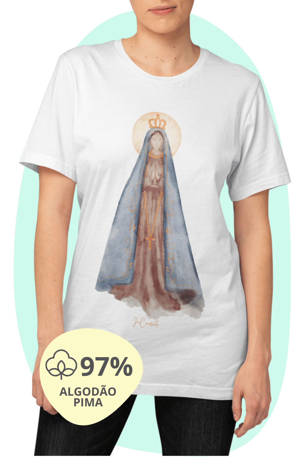 Camiseta Pima - Mãezinha Aparecida #01