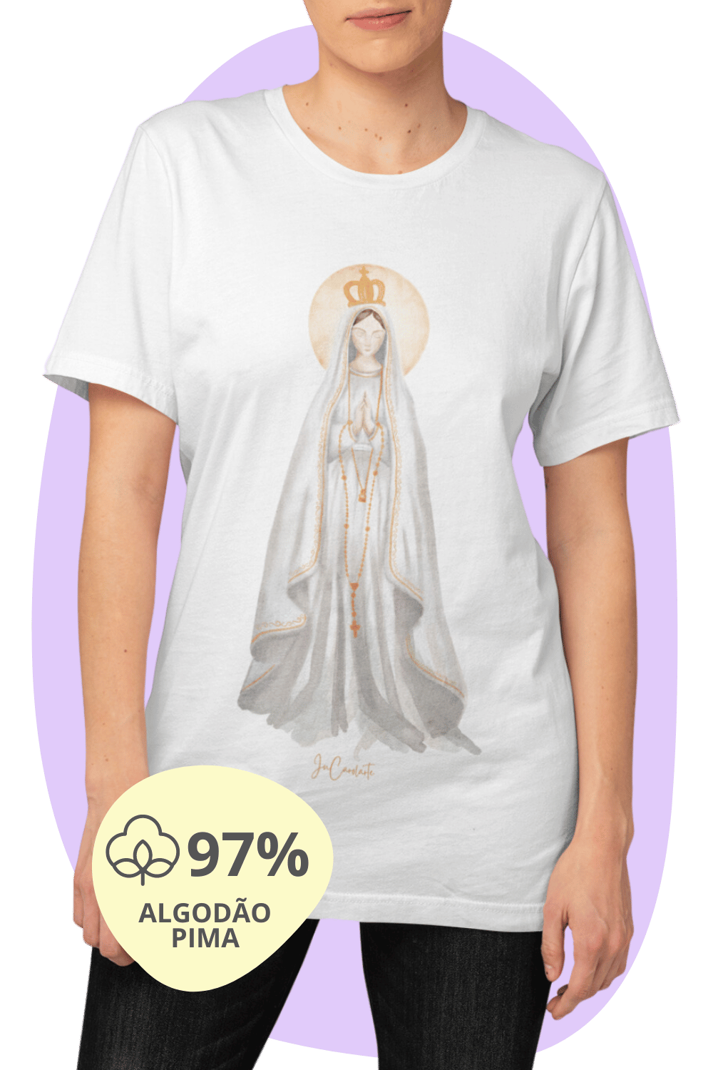 Camiseta Pima - Mãezinha de Fátima #01