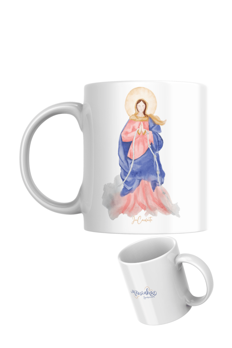 Nome do produto: Caneca Mãezinha desatadora dos nós