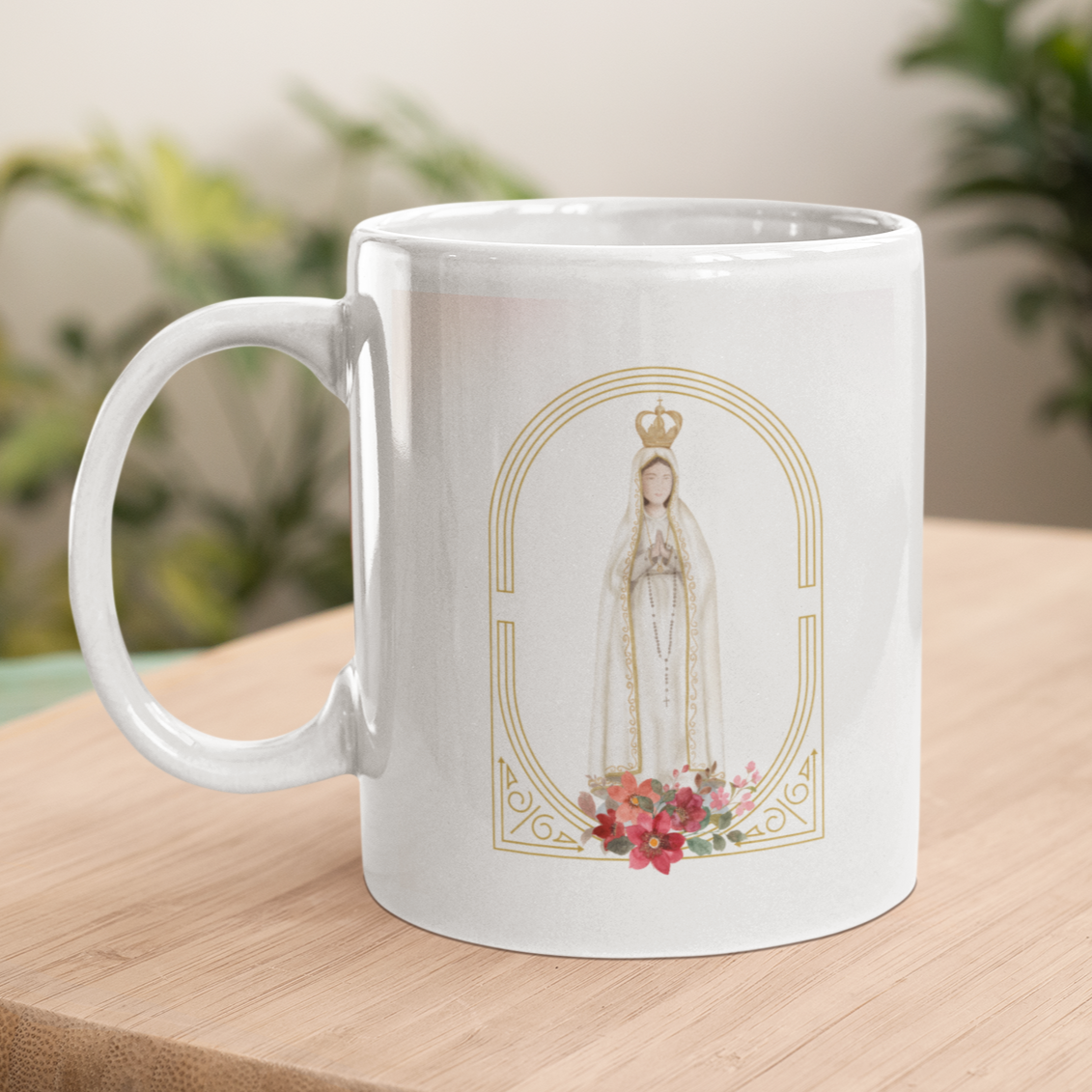 Nome do produto: Caneca Nossa Senhora de Fátima 