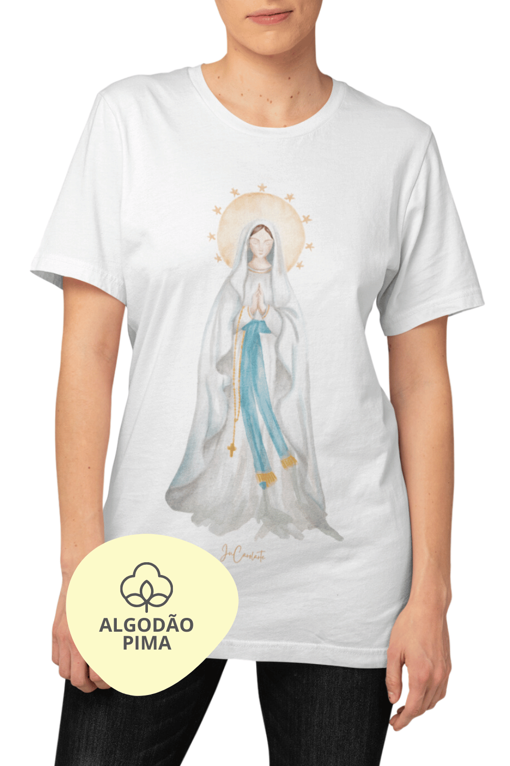 Camiseta Pima - Mãezinha de Lourdes #01