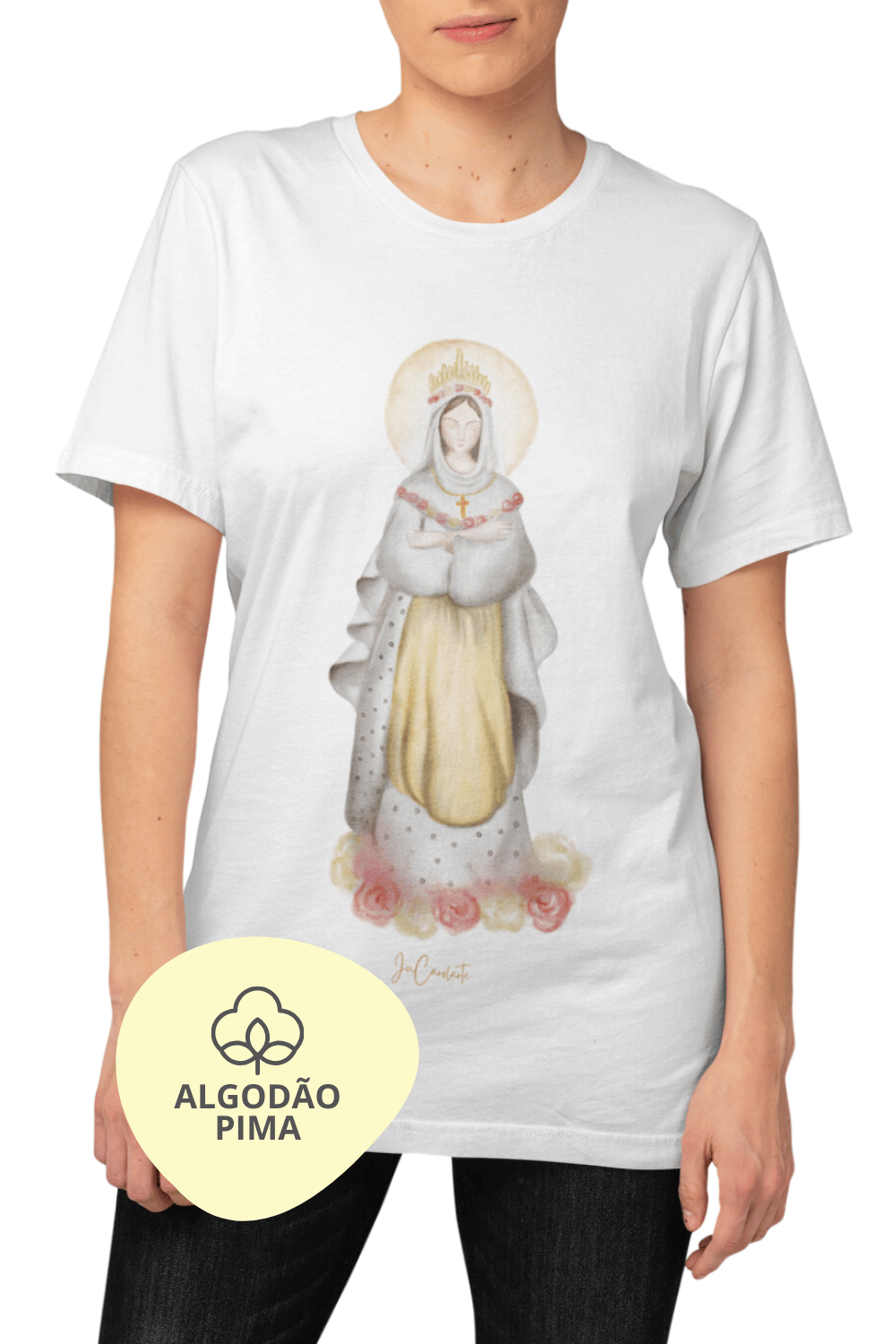 Camiseta Pima - Mãezinha de La Sallete #01