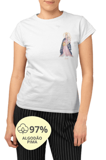 Nome do produto Camiseta Feminina Pima - Mãezinha da luz #02