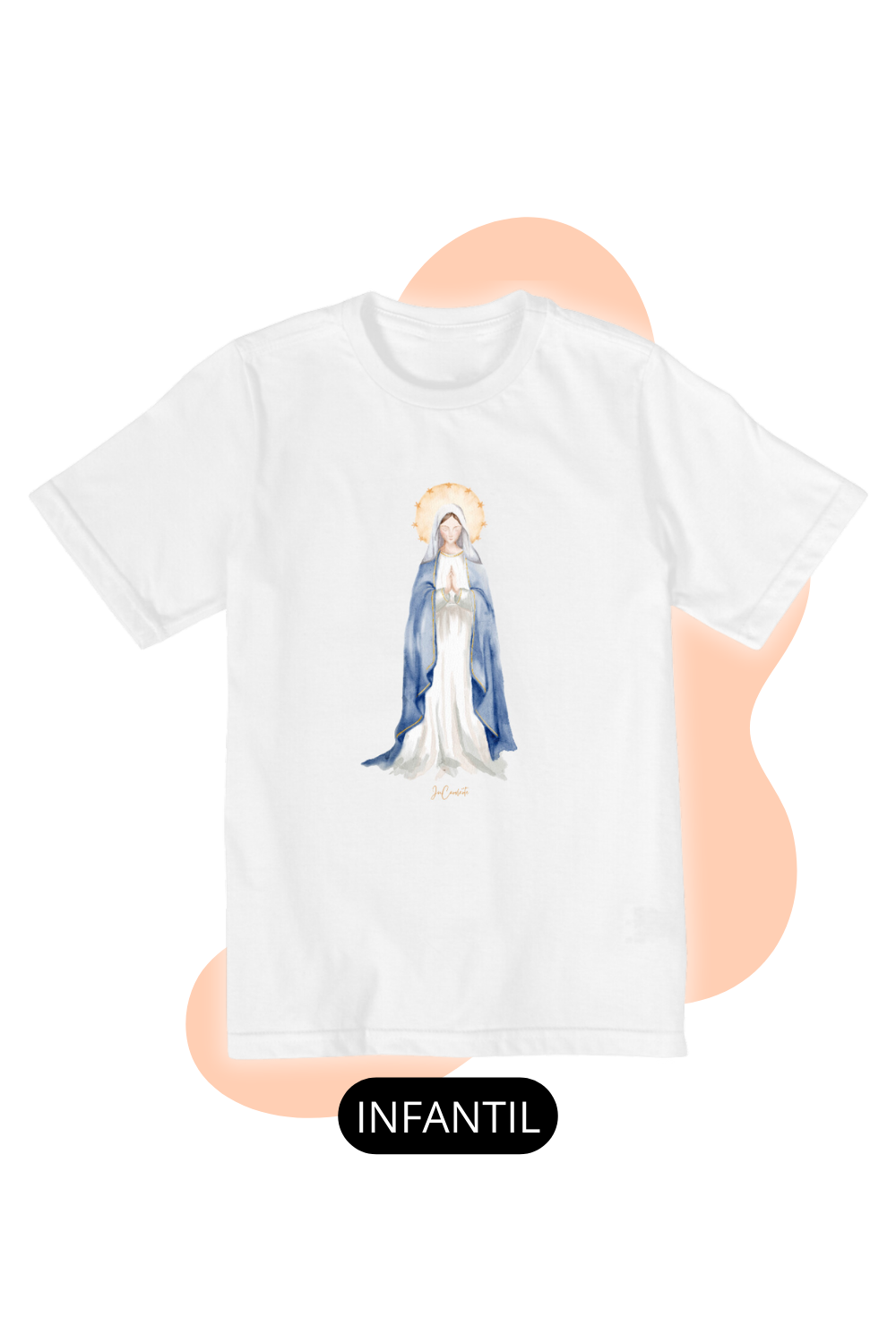 Camiseta Infantil - Mãezinha das Graças