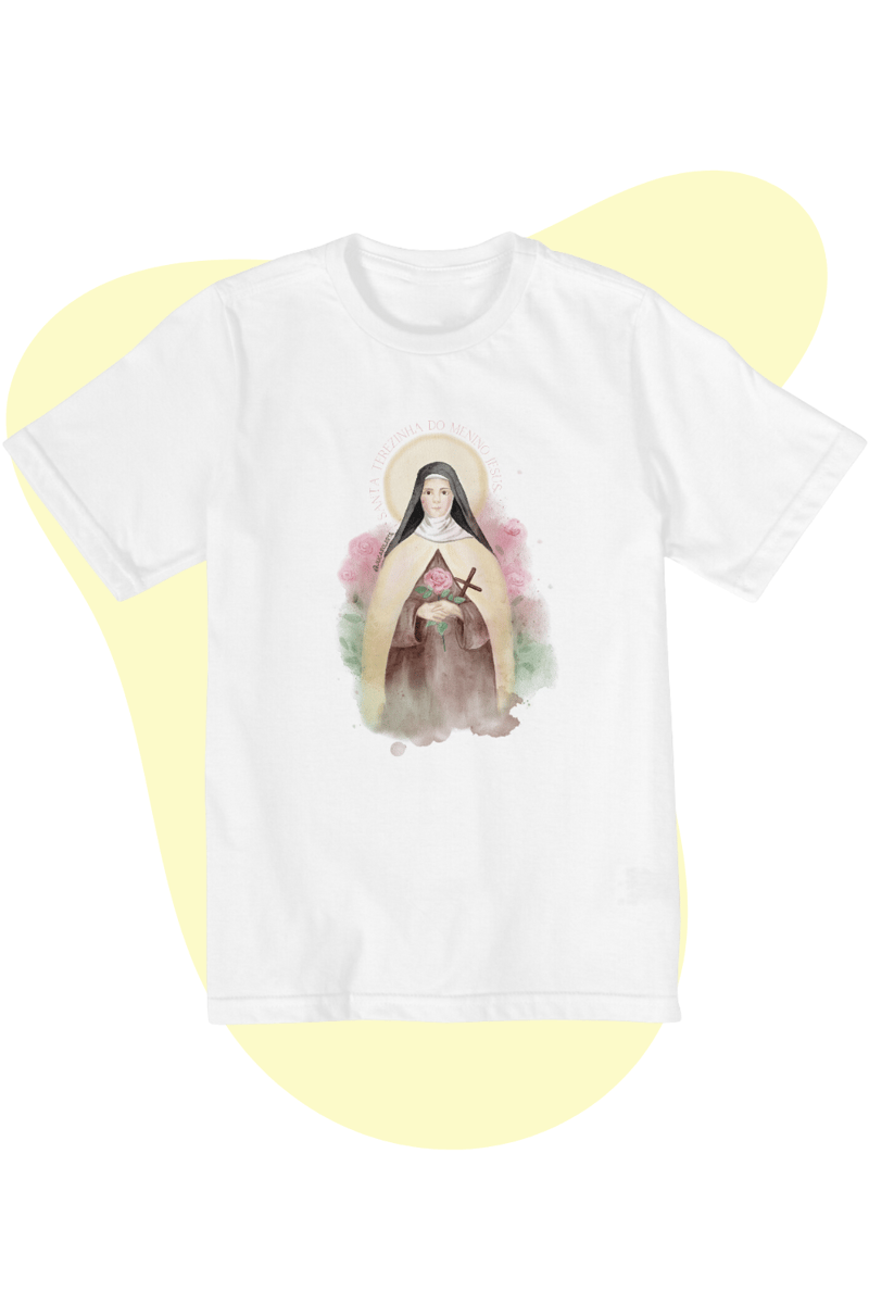 Nome do produto: Camiseta Infantil - Santa Terezinha