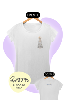 Camiseta Feminina Pima - Mãezinha de Fátima #01