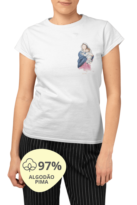 Camiseta Pima - Mãezinha de Deus #02