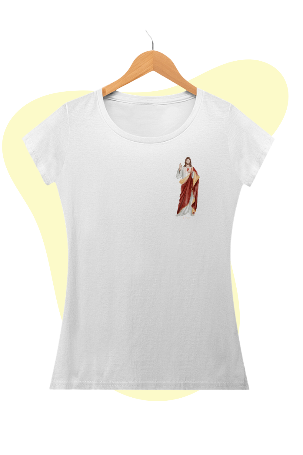 Camiseta Feminina -  Sagrado Coração de Jesus #02