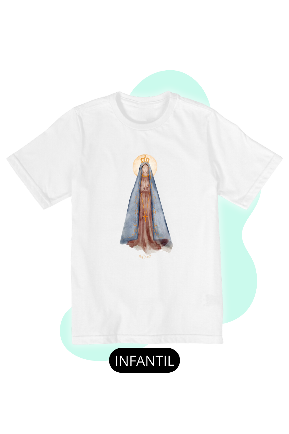 Camiseta Infantil - Mãezinha Aparecida