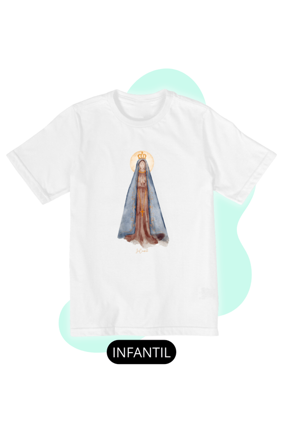 Camiseta Infantil - Mãezinha Aparecida