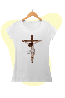 Camiseta Feminina - Jesus Crucificado