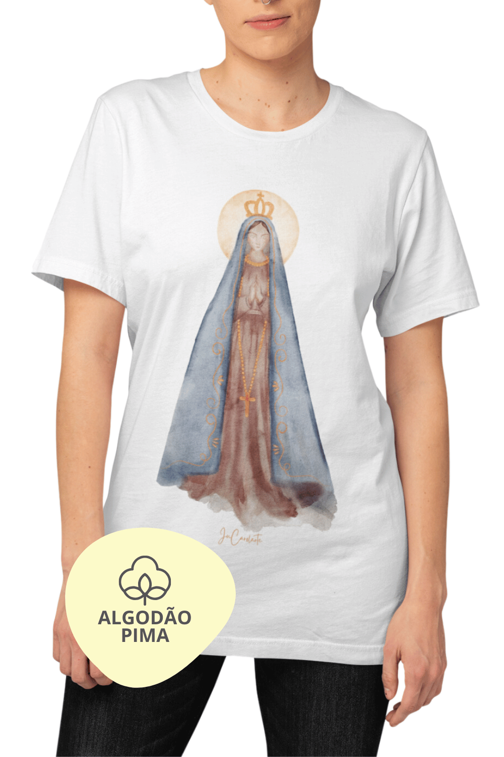 Camiseta Pima - Mãezinha Aparecida #01