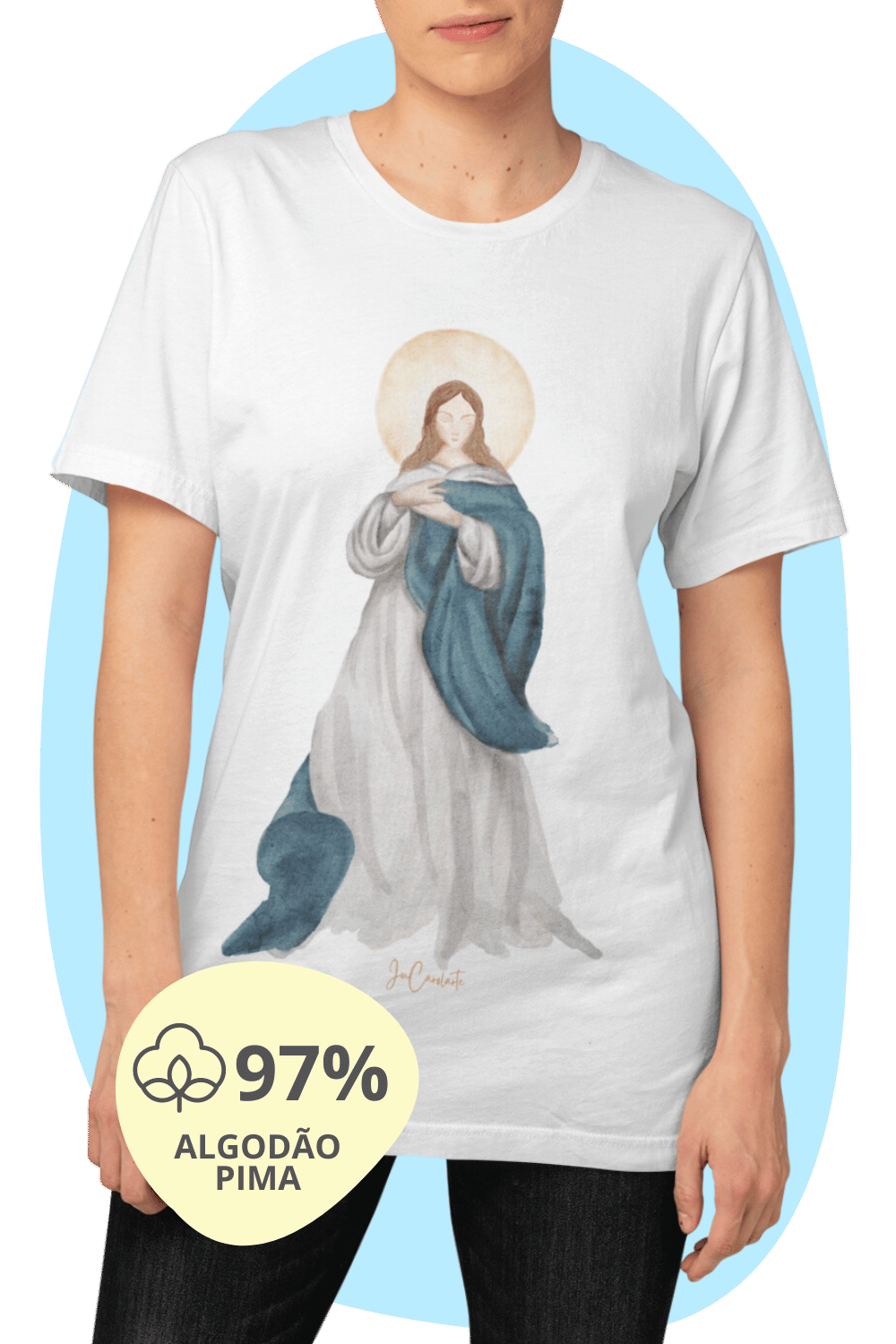 Camiseta Pima - Mãezinha da Imaculada Conceição #01