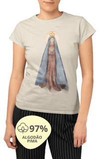 Nome do produto Camiseta Feminina Pima - Mãezinha Aparecida #02