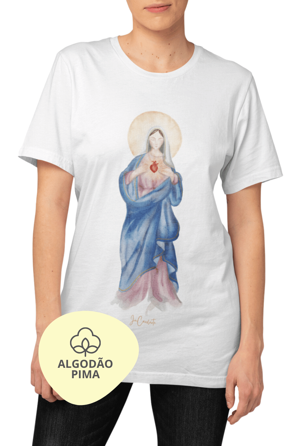 Camiseta Pima - Mãezinha do Sagrado Coração #01