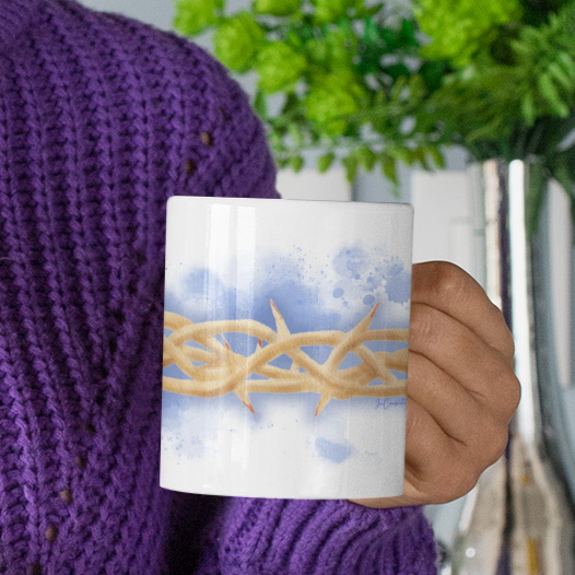 Nome do produto: Caneca Coroa de Espinhos