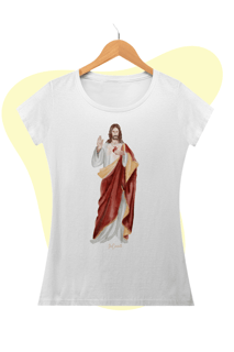 Camiseta Feminina -  Sagrado Coração de Jesus #01