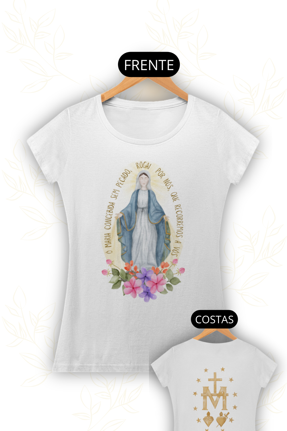 Camiseta Feminina - Medalha Milagrosa