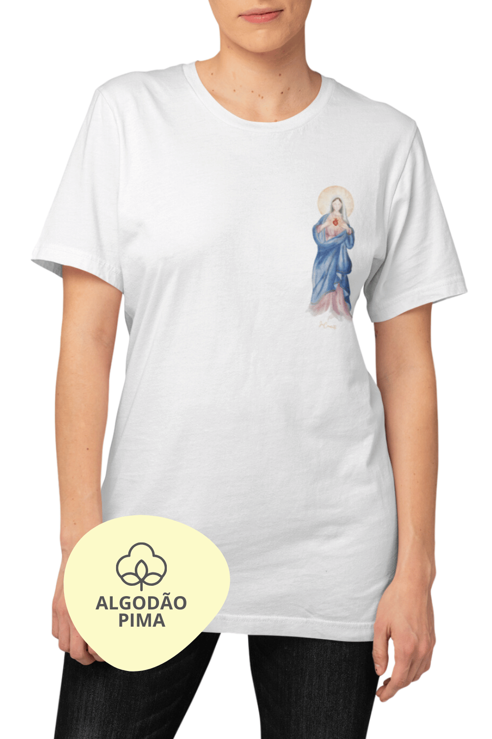 Camiseta Pima - Mãezinha do Sagrado Coração #02