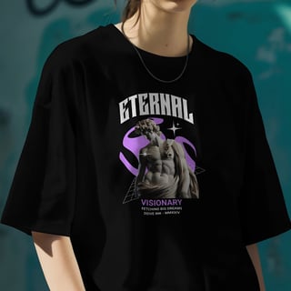 Nome do produto Camiseta Oversized Greek Statue Eternal