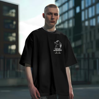 Nome do produto Camiseta Oversized Astronauta