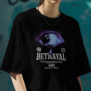 Nome do produto Camiseta Oversized  Betrayal