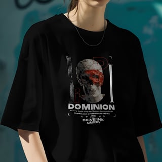 Nome do produto Camiseta Oversized Skull Dominion