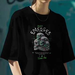 Nome do produto Camiseta Oversized Skull Self Emerges